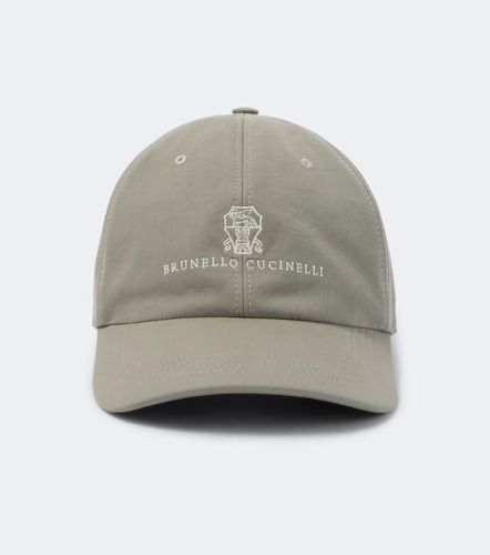 Gorra de algodón con logo - Brunello Cucinelli - Modalova