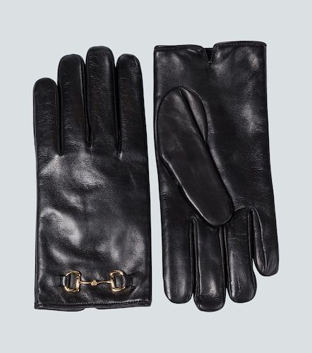 Gucci Horsebit leather gloves - Gucci - Modalova