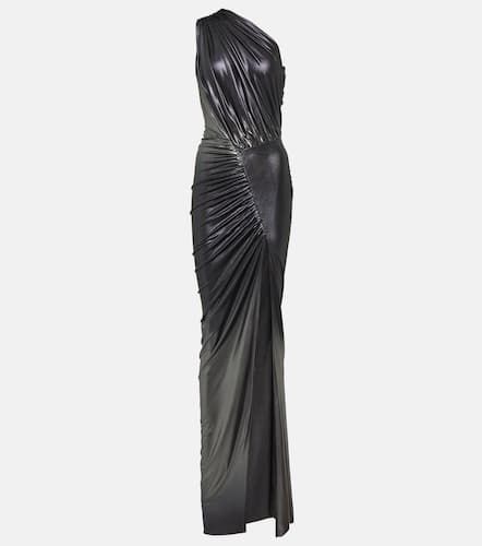 One-shoulder ruched metallic gown - Rick Owens - Modalova