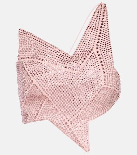 Top raccourci asymétrique à ornements - Area - Modalova