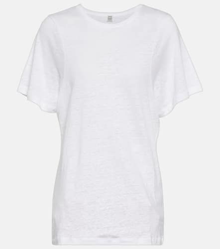 Toteme T-shirt oversize in lino - Toteme - Modalova