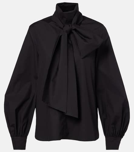 Bosforo bow-detail cotton-blend blouse - Max Mara - Modalova