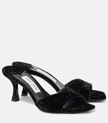 Jimmy Choo Skye 70 velvet mules - Jimmy Choo - Modalova