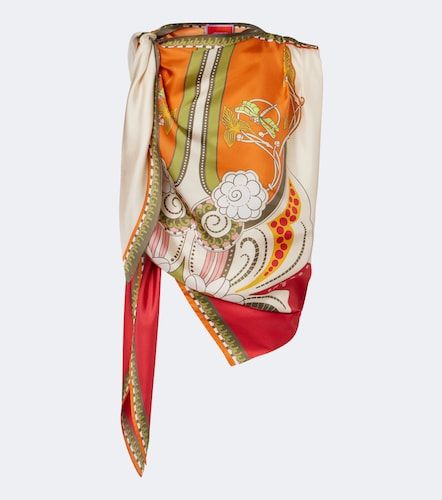 Full-On printed silk twill top - La DoubleJ - Modalova