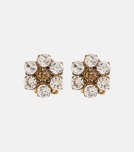 Double G embellished clip-on earrings - Gucci - Modalova
