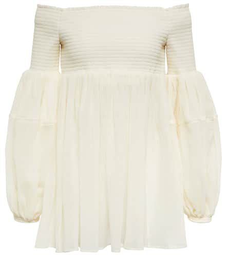 ChloÃ© Shirred virgin wool gauze top - Chloe - Modalova