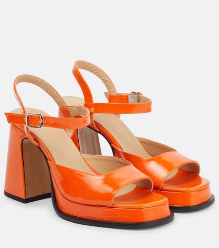 Gracia leather platform sandals - Souliers Martinez - Modalova