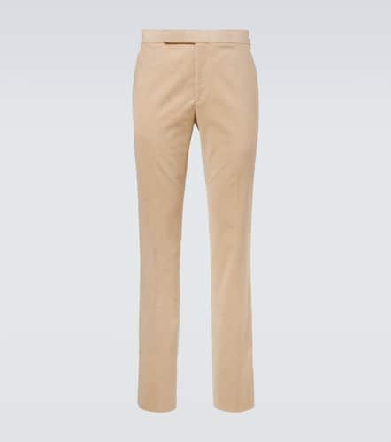 Pantaloni regular in velluto a coste di cotone - Ralph Lauren Purple Label - Modalova