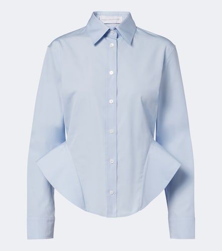 Camicia peplum in popeline di cotone - Stella McCartney - Modalova