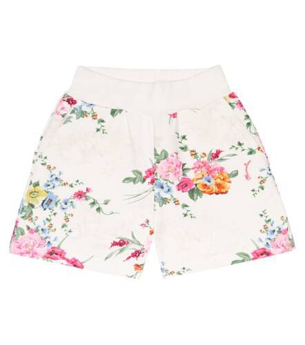 Shorts en mezcla de algodón florales - Monnalisa - Modalova