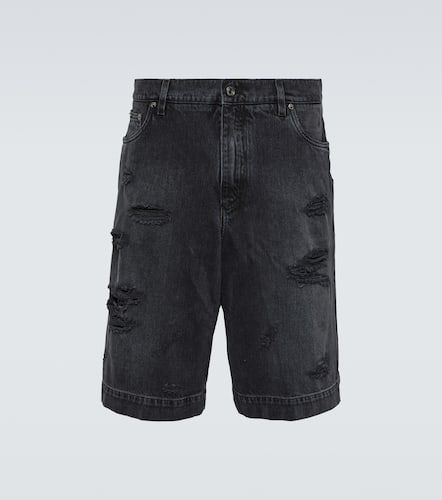 Shorts di jeans distressed - Dolce&Gabbana - Modalova