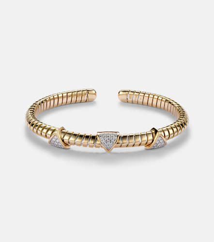 Bracciale Trisolina Triple in 18kt con diamanti - Marina B - Modalova