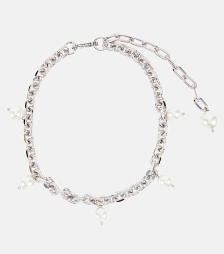 Faux-pearl embellished necklace - Simone Rocha - Modalova