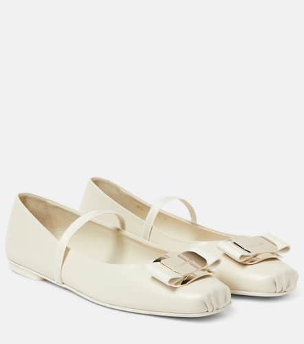 Ferragamo Bailarinas Zina de piel - Ferragamo - Modalova