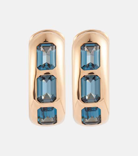 Iconica 18kt rose gold earrings with topaz - Pomellato - Modalova