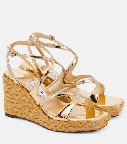 Ayla metallic leather espadrille wedges - Jimmy Choo - Modalova