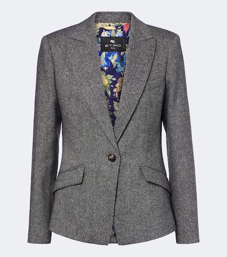 Etro Wool and silk-blend blazer - Etro - Modalova