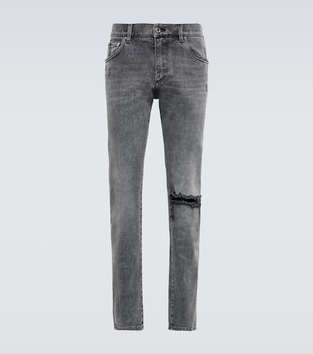 Dolce&Gabbana Jeans slim con rotos - Dolce&Gabbana - Modalova