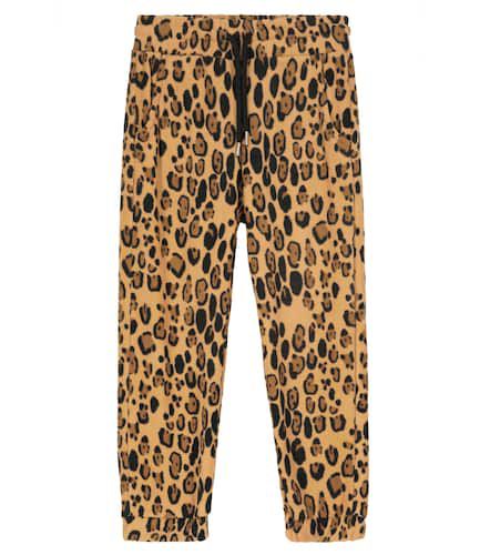 Pantaloni sportivi Leopard in pile - Mini Rodini - Modalova