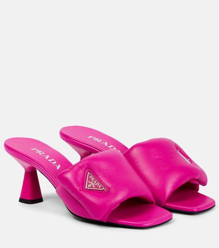 Prada Padded leather mules - Prada - Modalova