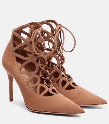 Pumps Pointy 95 aus Veloursleder - Gianvito Rossi - Modalova