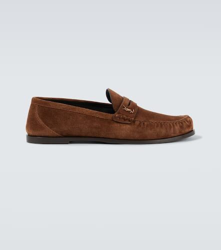 Laurent suede penny loafers - Saint Laurent - Modalova