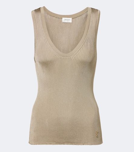 Top de jersey Cassandre de algodón - Saint Laurent - Modalova
