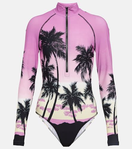 Pink Sunset printed swimsuit - Palm Angels - Modalova
