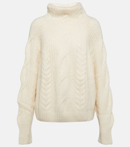 Cable-knit cashmere turtleneck sweater - Jardin des Orangers - Modalova