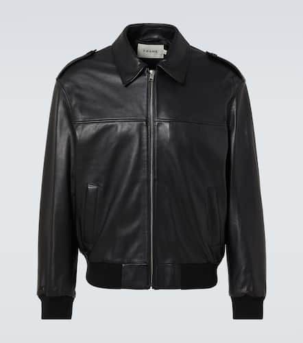 Frame Leather bomber jacket - Frame - Modalova