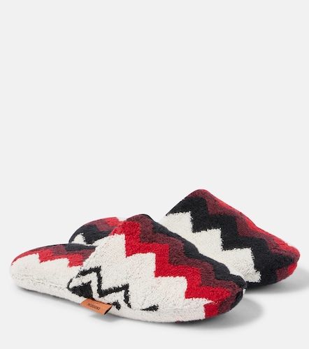 Slippers Best de rizo de algodón en zigzag - Missoni - Modalova