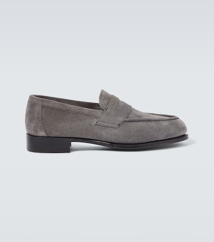 Cannes suede penny loafers - George Cleverley - Modalova