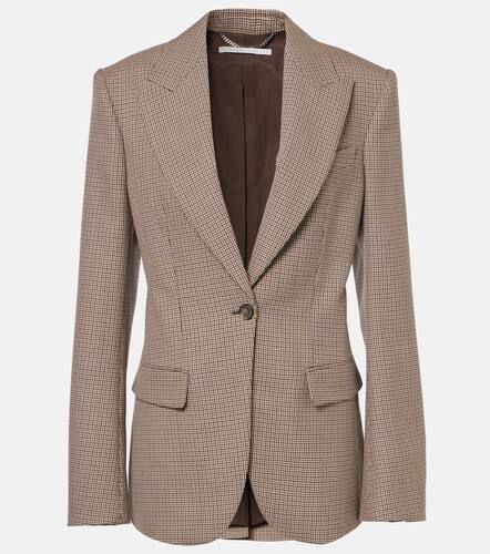 Blazer de lana virgen a cuadros - Stella McCartney - Modalova