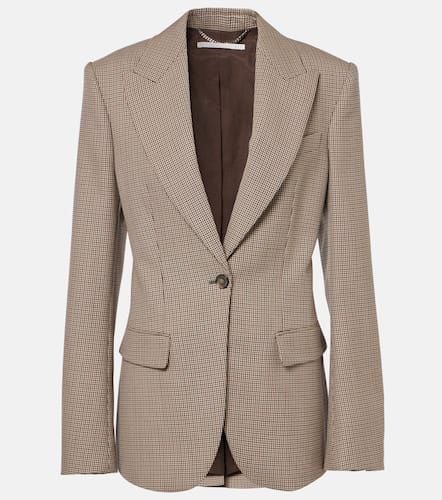 Blazer de lana virgen a cuadros - Stella McCartney - Modalova