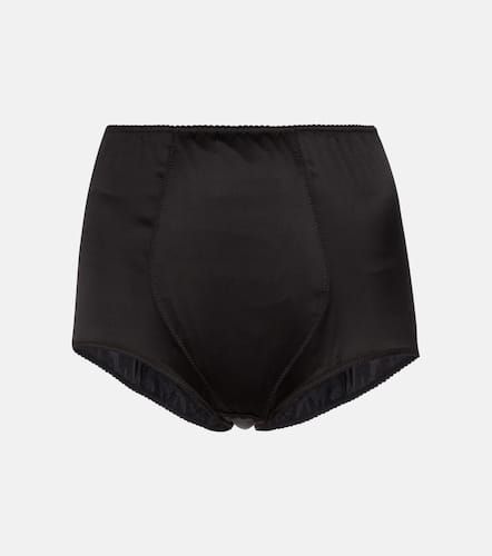 Shorts en satén de seda elástica - Dolce&Gabbana - Modalova