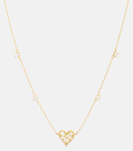 Halskette Margot Heart Mini aus 18kt Gelbgold mit Diamanten - Jade Trau - Modalova