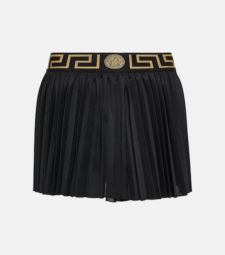 Versace Greca pleated miniskirt - Versace - Modalova