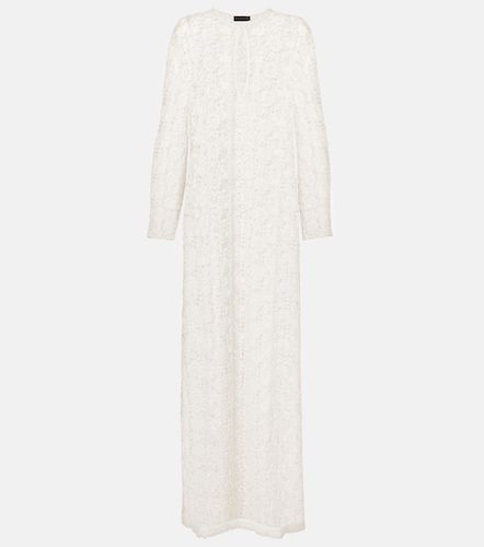Vestido largo de encaje de algodón - Nili Lotan - Modalova