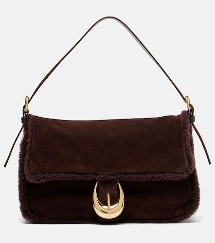 Harlow Medium suede shoulder bag - Staud - Modalova