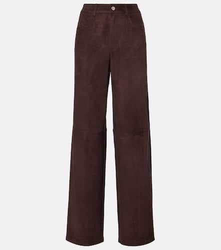 MythÃ©o suede wide-leg pants - Stouls - Modalova