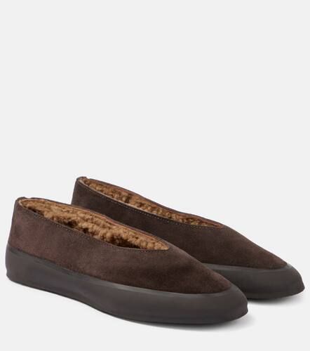 Le Monde BÃ©ryl Apres Ski shearling-lined suede ballet flats - Le Monde Beryl - Modalova