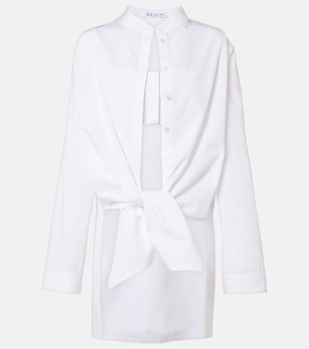 Alaïa Blusa de popelín de algodón - Alaia - Modalova