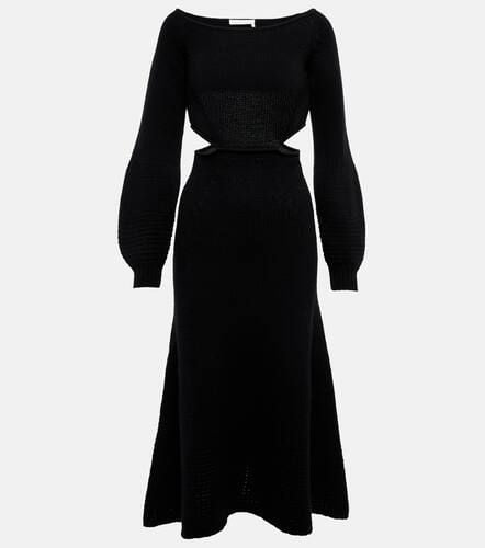 ChloÃ© Cutout cashmere and wool midi dress - Chloe - Modalova