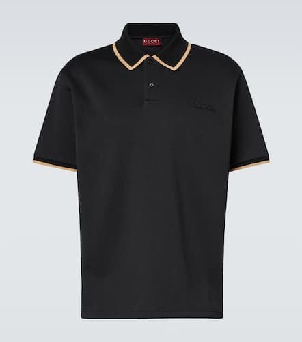 Gucci Embroidered piqué polo shirt - Gucci - Modalova