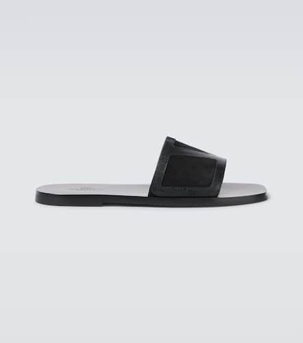 Slippers Viva Superstar in suede e pelle - Valentino Garavani - Modalova