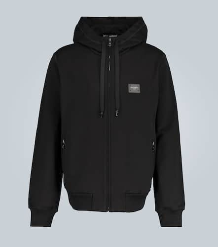 Zip-up hooded sweatshirt - Dolce&Gabbana - Modalova