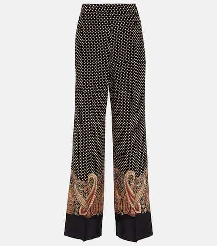 Pantalones anchos de terciopelo - Etro - Modalova