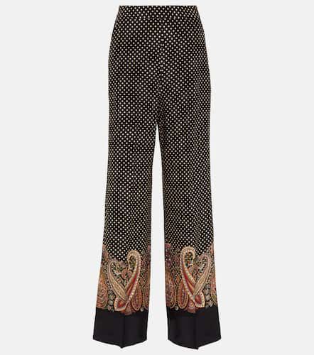 Etro Velvet wide-leg pants - Etro - Modalova