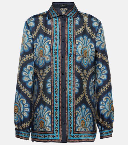 Etro Printed silk twill shirt - Etro - Modalova