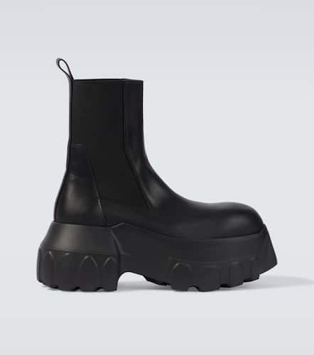 Botas biker Mega Tractor de piel - Rick Owens - Modalova